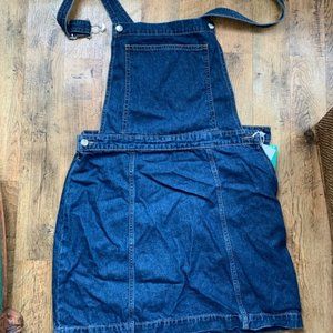 H & M Overall Denim Skirt, Size 14